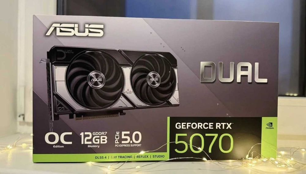 RTX 5070 12GB GDDR7 Dual OC Asus