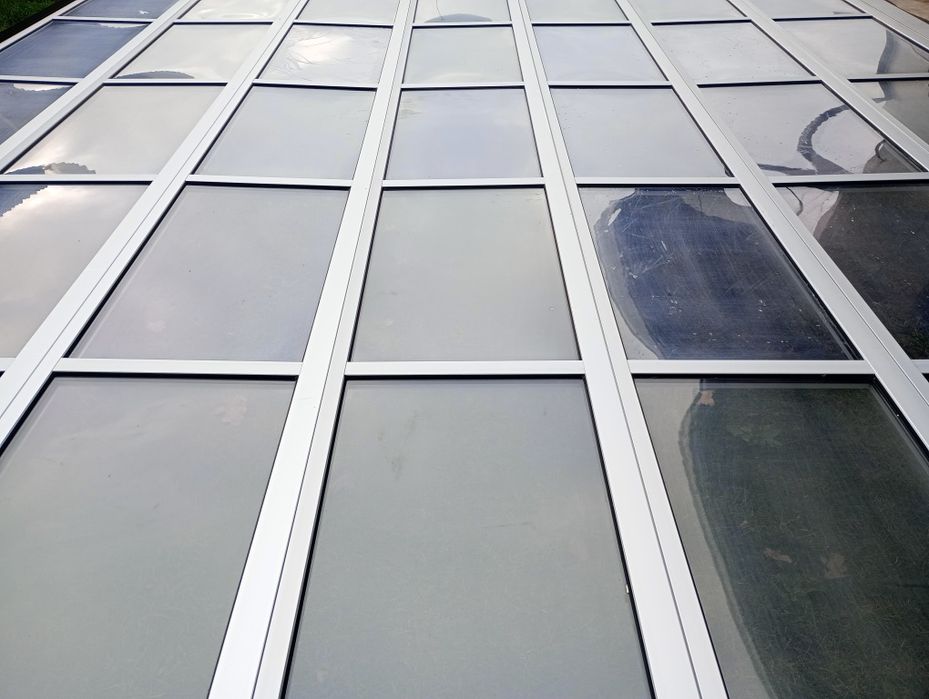 Brama 500x450 segmentowa garażowa panelowa aluminiowa przemysłowa