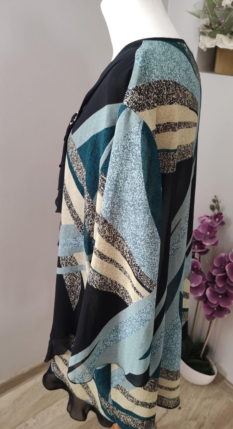 Tunika koszulowa luźna plus size 4xl 5xl