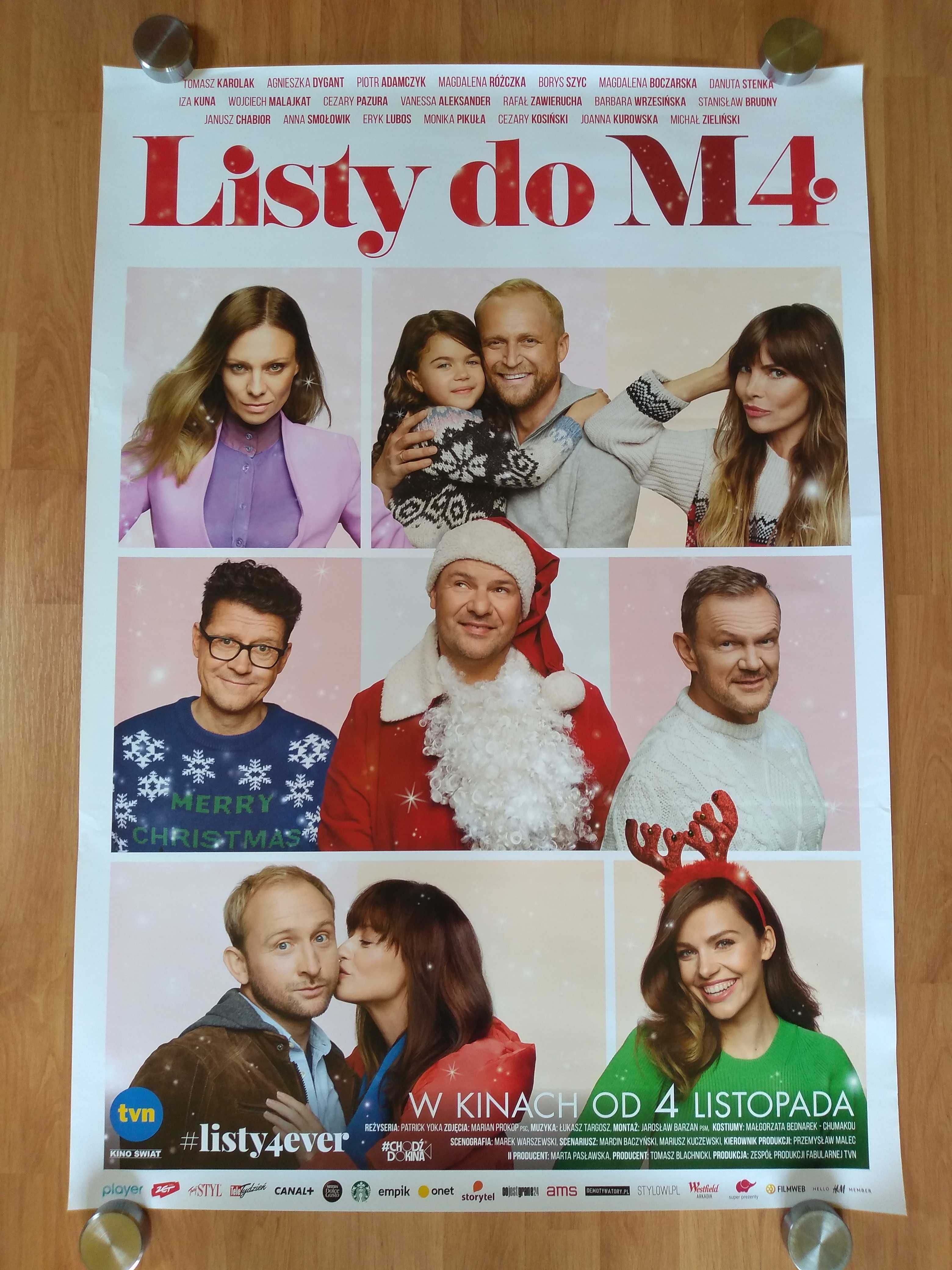 Plakat filmowy LISTY DO M. 4/Karolak/Adamczyk/Oryginał z 2020 roku.