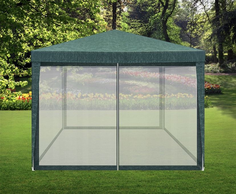Namiot pawilon parasol ogrodowy handlowy moskitiera 3x3