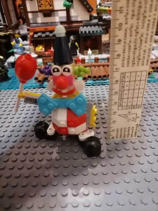 лего Lego клоун собирать с лего запчастей
