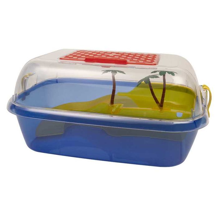 Tartarugueira Plástica Fechada – Modelo Daffy (44 × 34 × 20 cm)