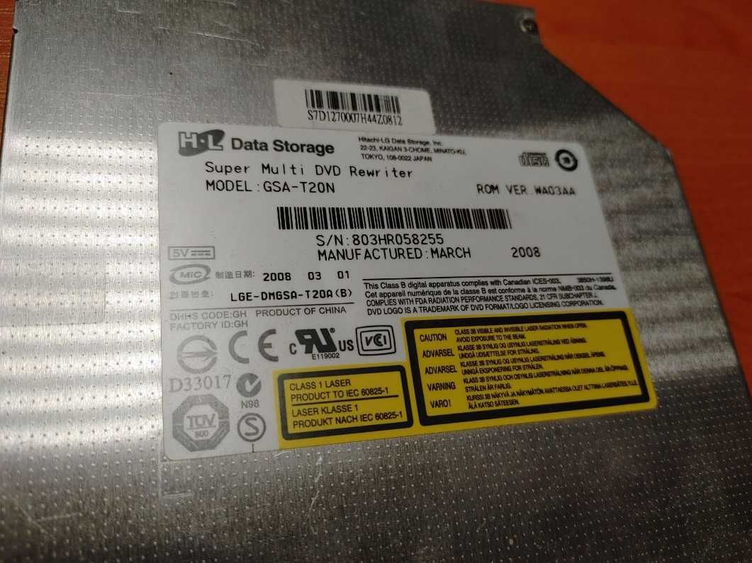 DVD Multy  GSA-T20N привод для ноутбука IDE