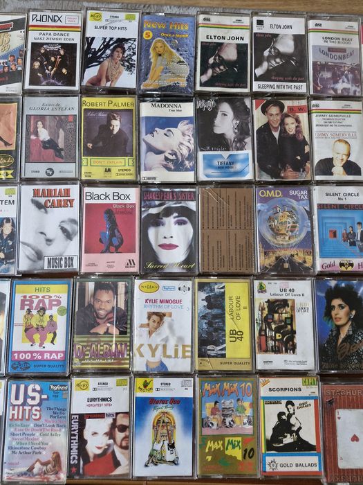 Kolekcja kaset magnetofonowych