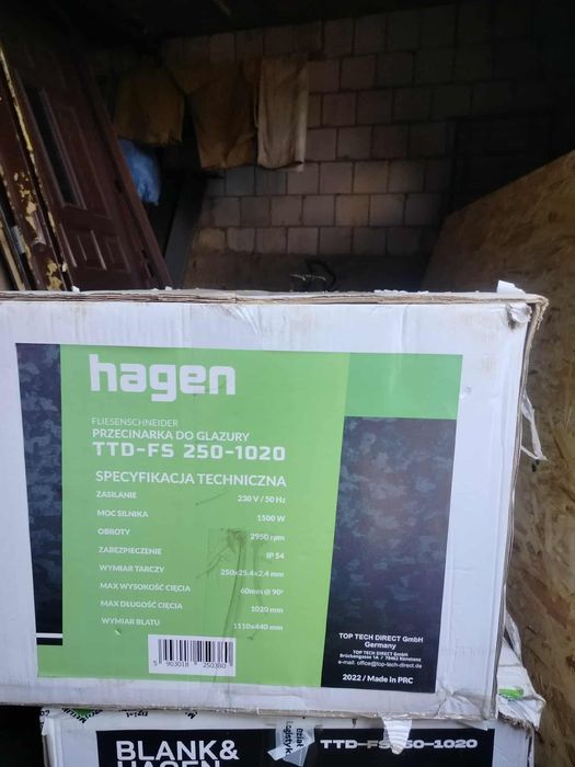 Sprzedam przecinarkę do glazury Hagen