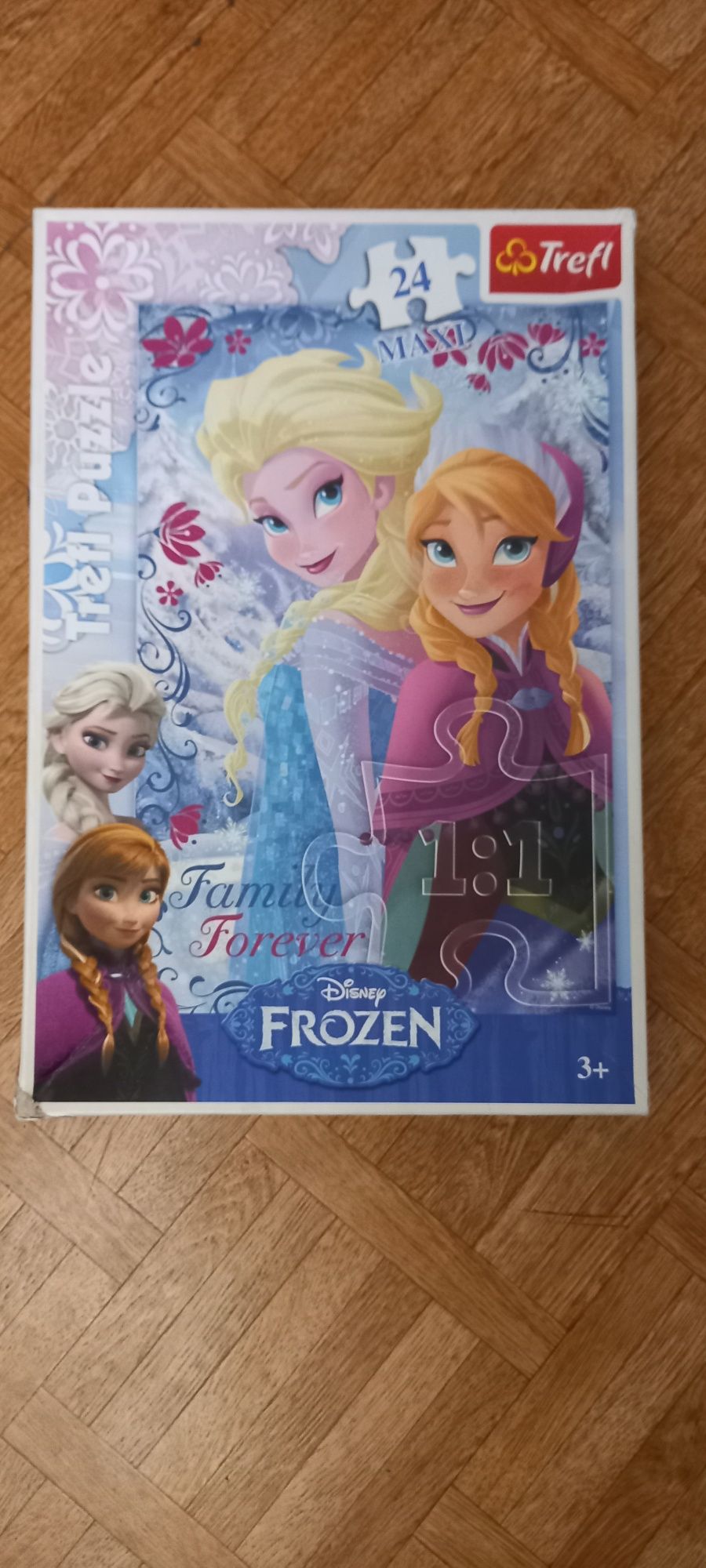Puzzle dla dzieci maxi Frozen Disney Trefl family 24 sztuki