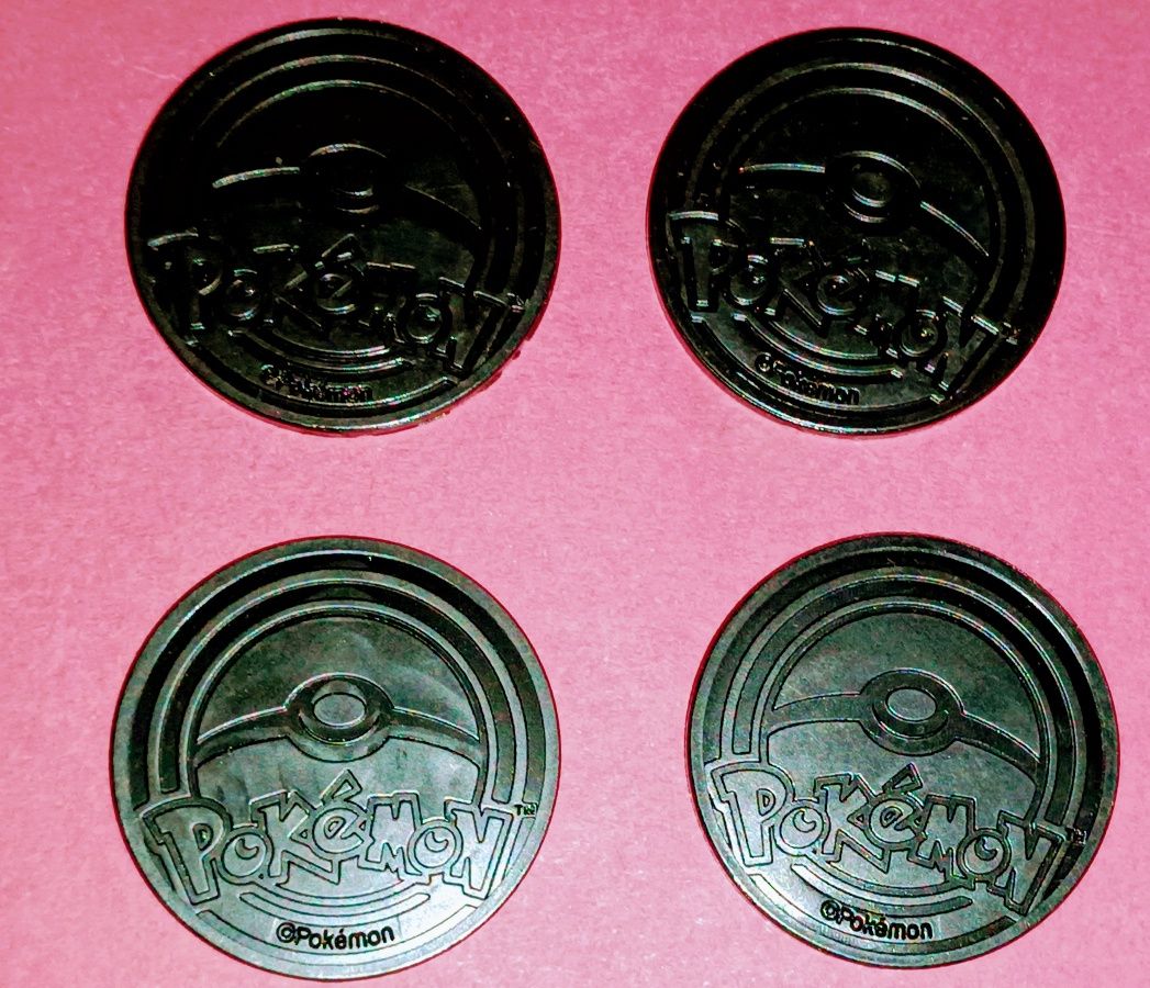 4 antigas moedas Pokémon