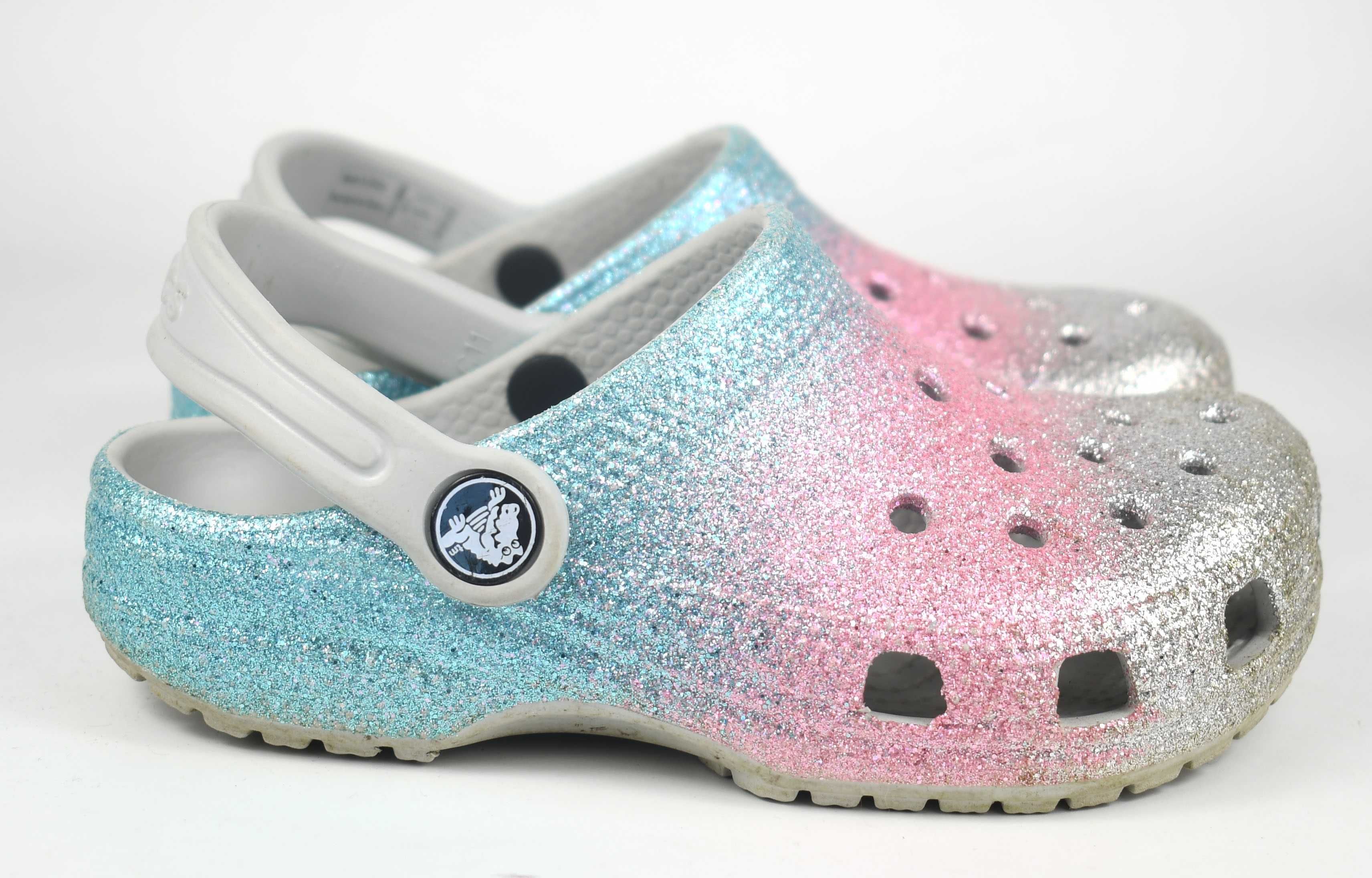 Używane Crocs Classic Glitter rozmiar 28-29