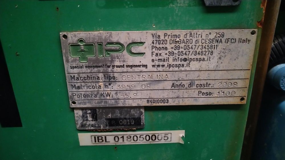 Perfuradora de lagartas IPC DRILL 450D de 2008