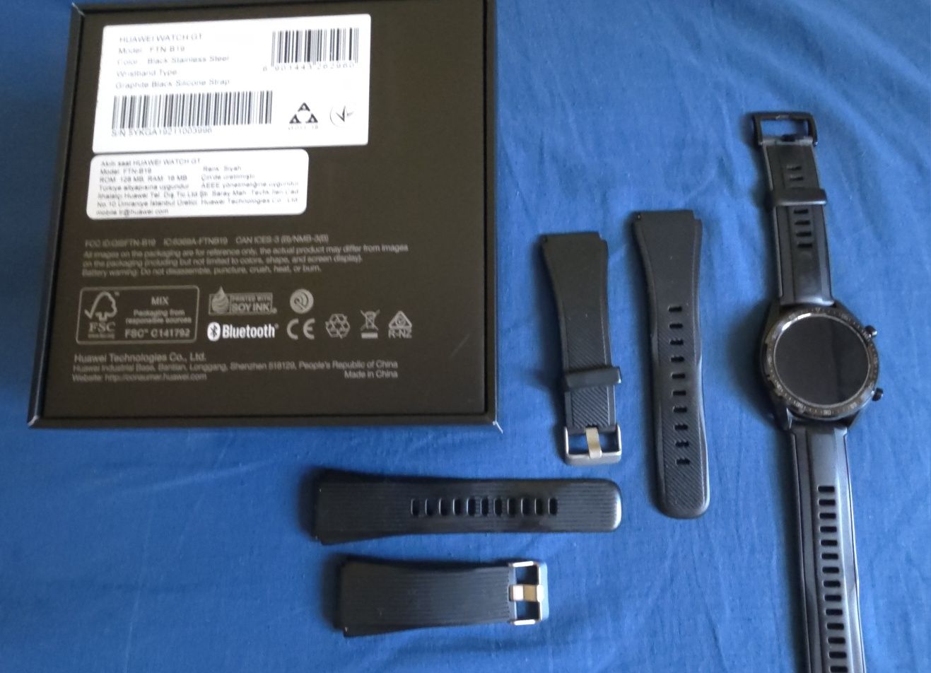 Smartwatch Huawei GT Sport FTN-B19 Czarny (+Gratisy)