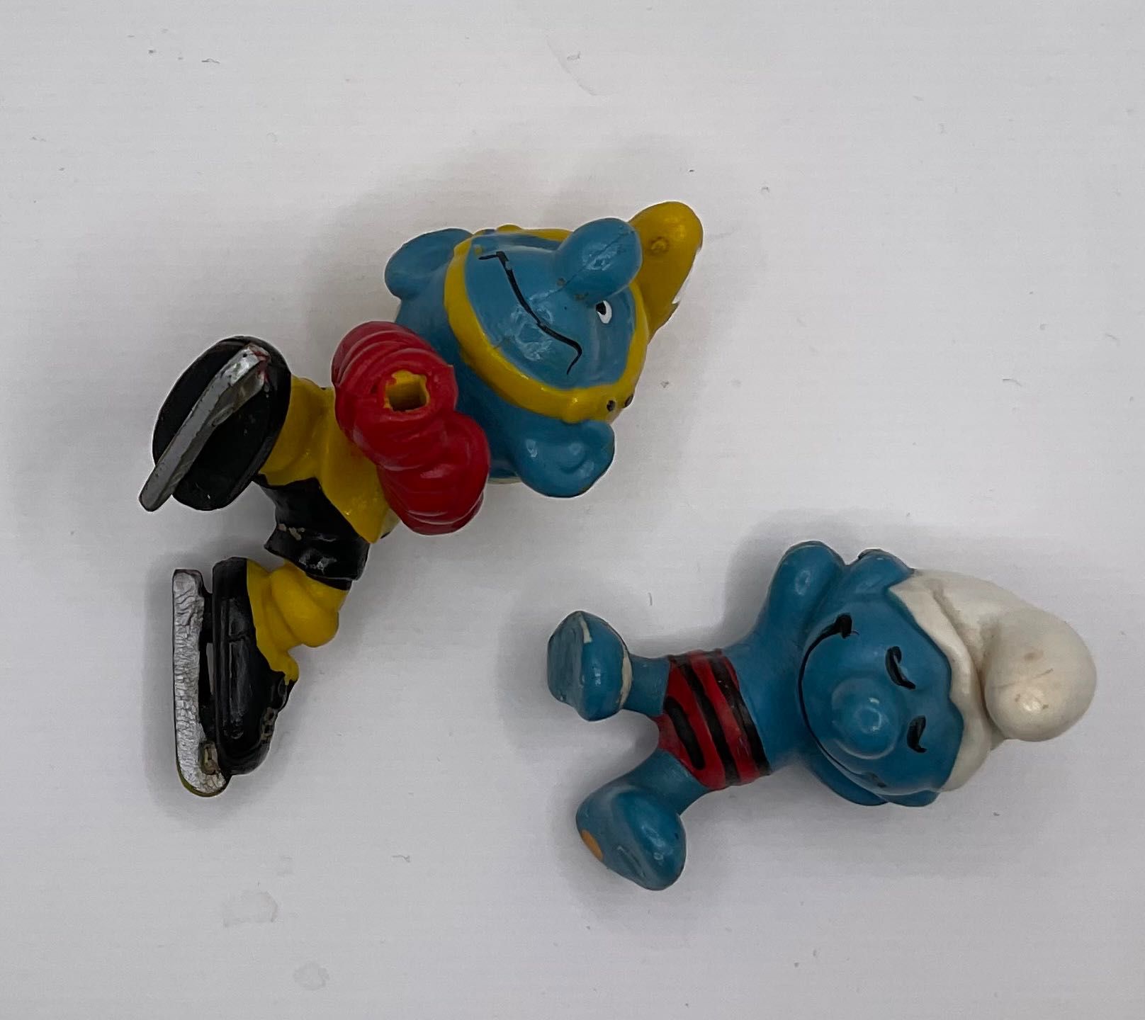 Peyo Smerfy - 2 figurki Smerfów - PRL
