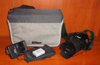 Lustrzanka Nikon D3400, obiektyw, karta 16gb, torba