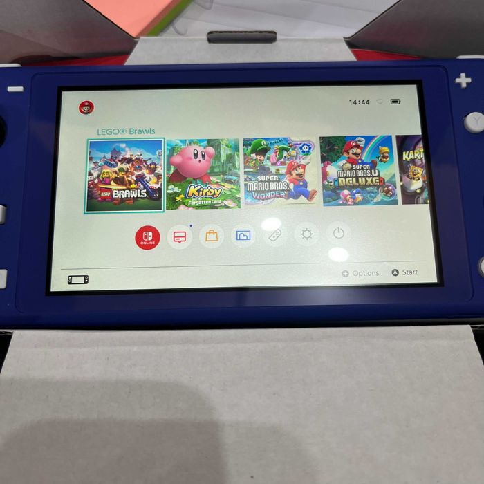 Nowa Konsola Nintendo Switch Lite Blue + gry, przenośna CFW