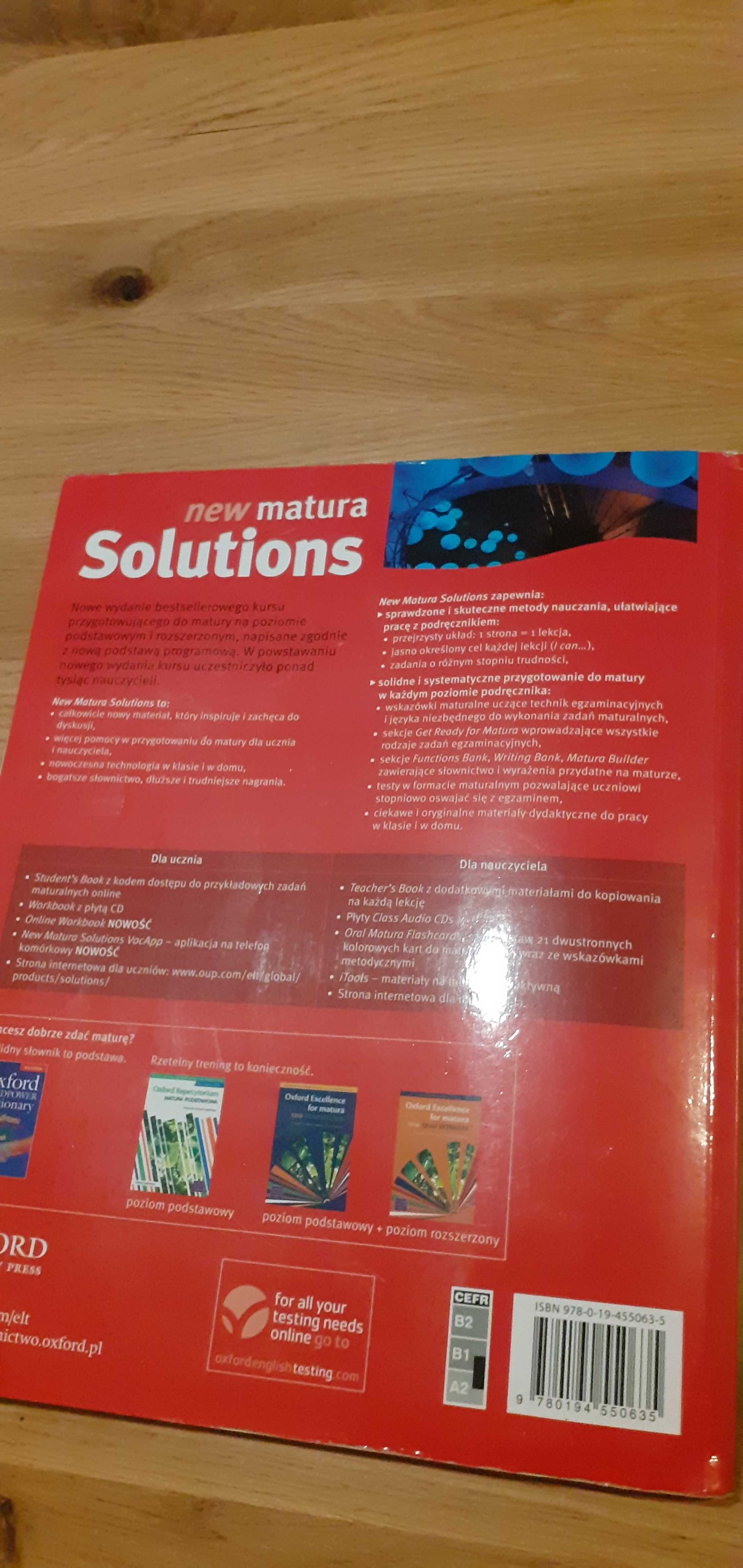 Język angielski,podręcznik,New matura Solutions