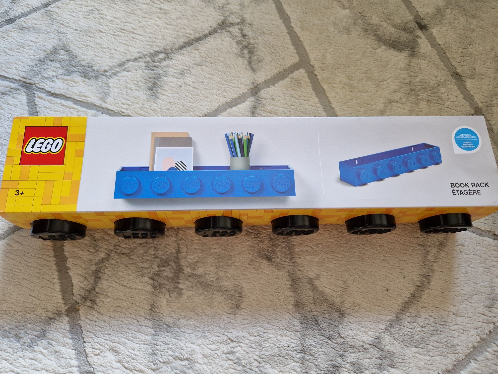 NOWA czarna długa dekoracyjna półka firmy LEGO/ dekoracyjna pokoju