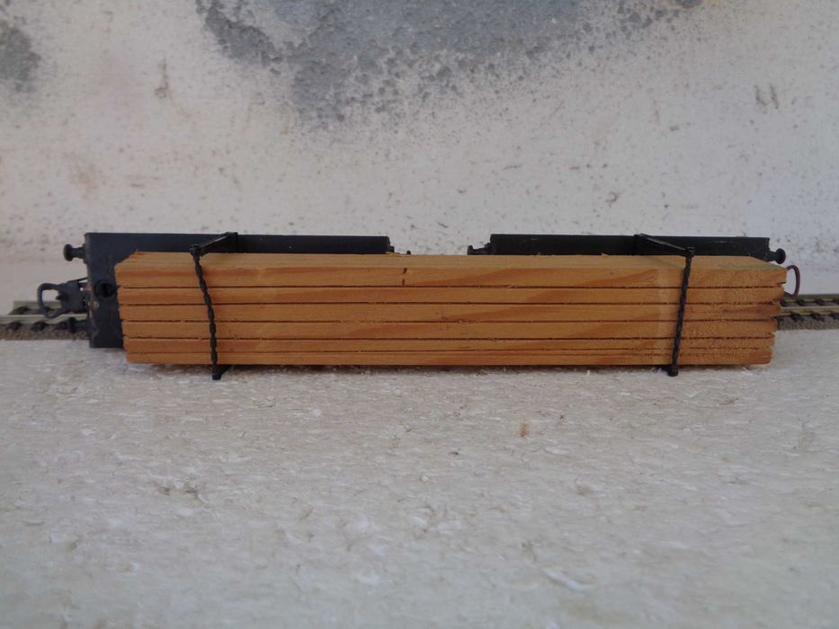 1:87 LIMA Vagão transporte de madeira comboio