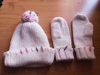 Gorro + Luvas de material quente