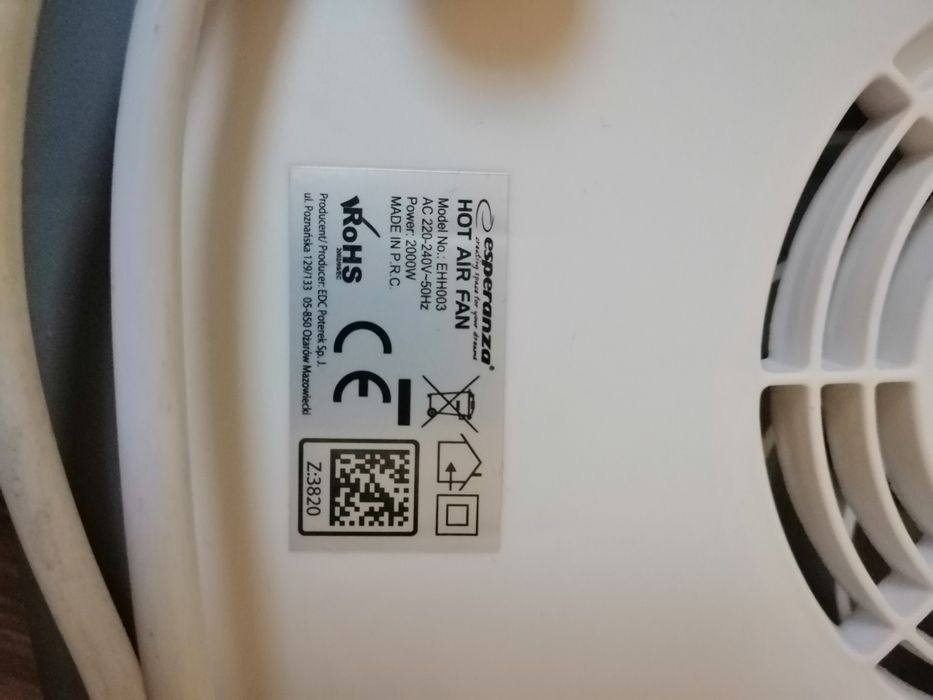 Termowentylator Esperanza