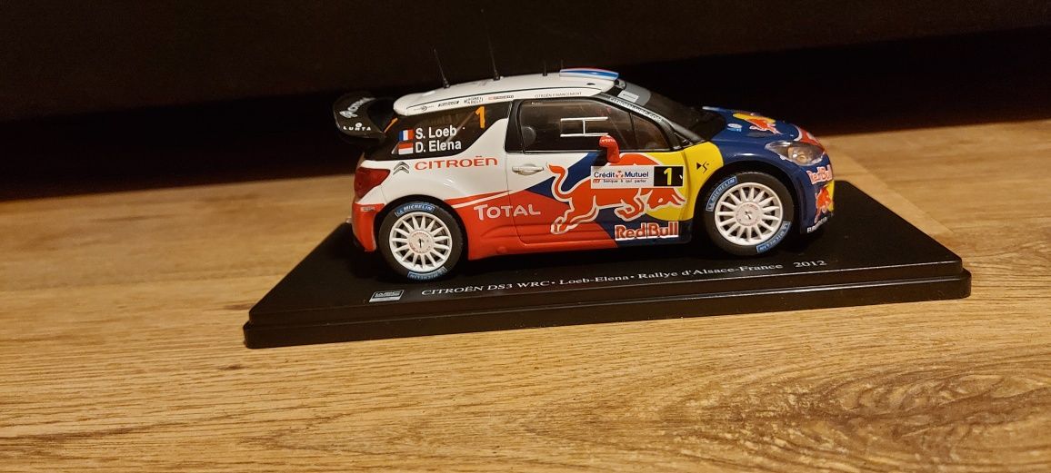 Citroën DS3 WRC 1:24 Altaya Diecast.