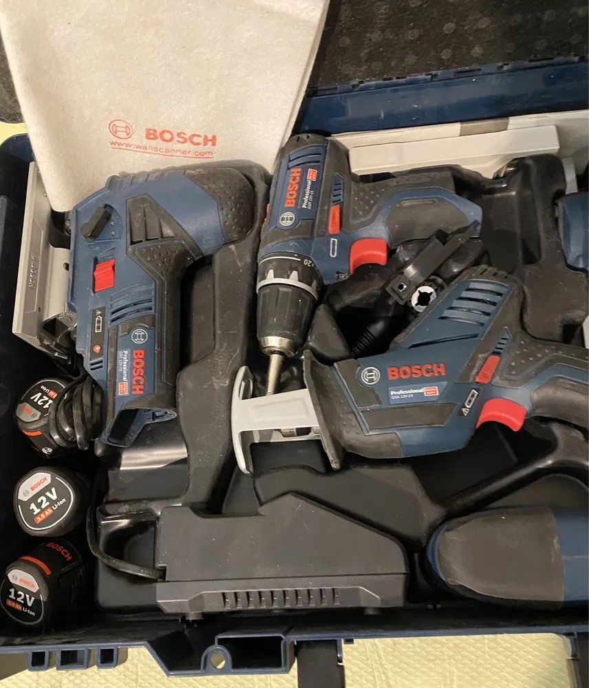 Bosch Professional 12V  - zestaw narzędzi akumulatorowych