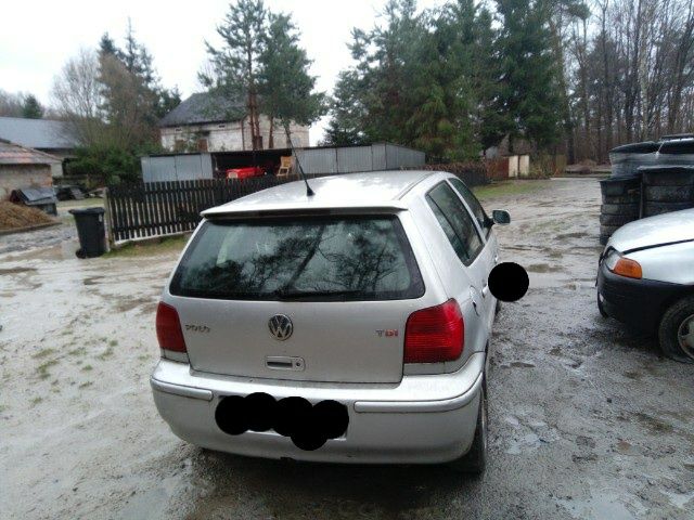 vw polo 6n2 LB5N silnik 1.4 tdi AMF maska  zderzak klapa tyl lampa  dr