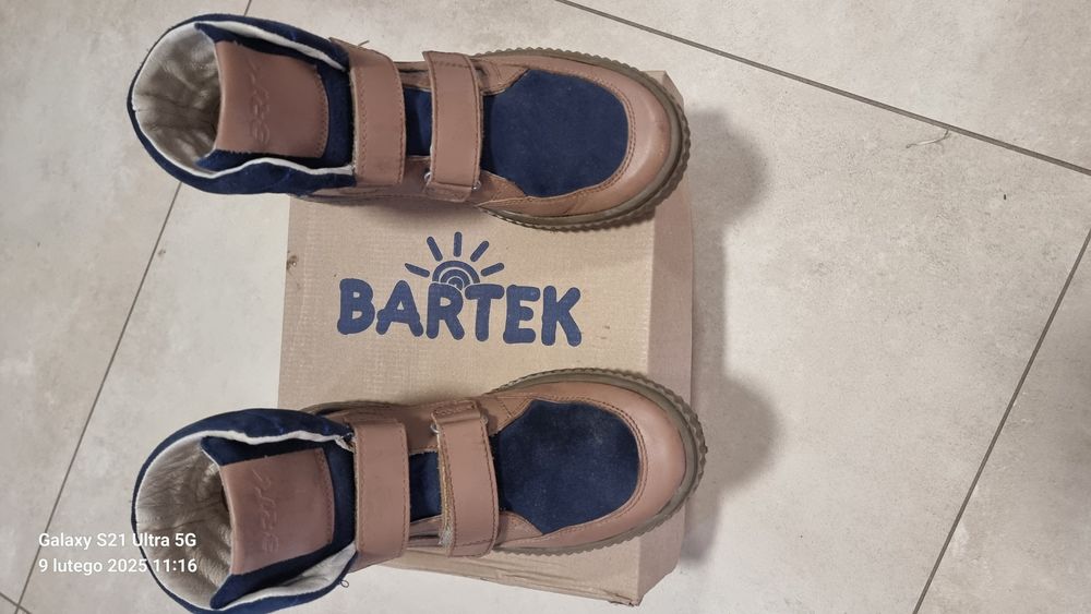 Buty kozaczki trapery Bartek dla chłopca 36 skóra