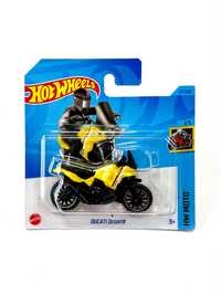 Hot Wheels motocykl motor Ducati DesertX żółty hotwheels matchbox