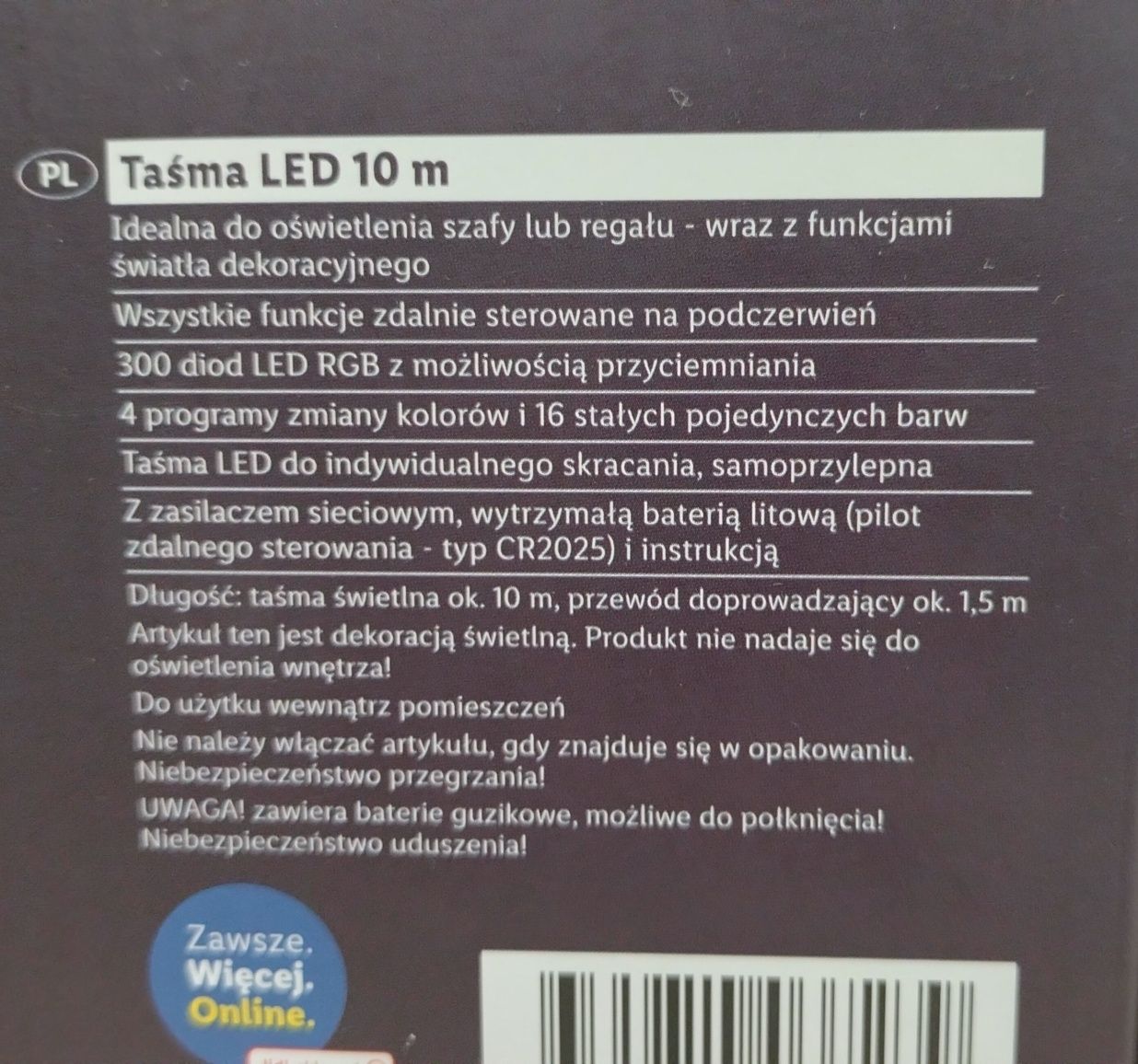 Samoprzylepna taśma LED, 10 m Livarno Home