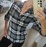 Koszula flanelowa z koronką Guess XS/S