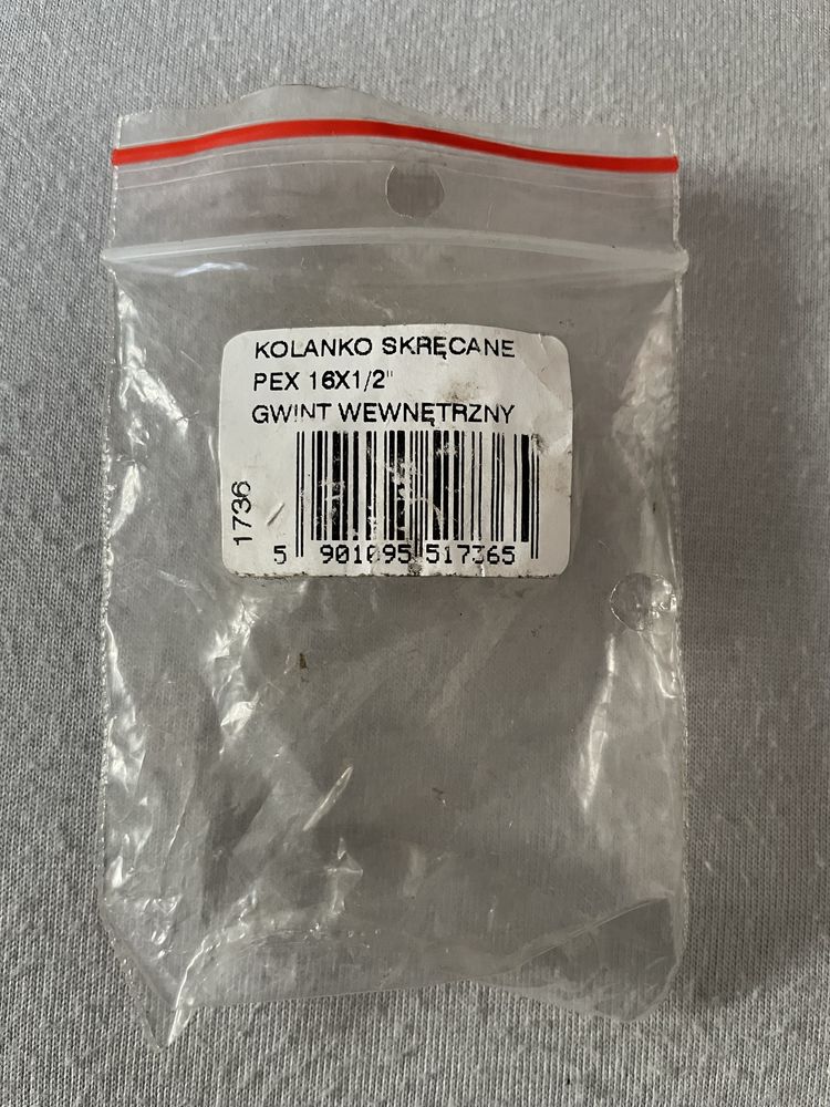 Kolanko skręcane 16x1/2
