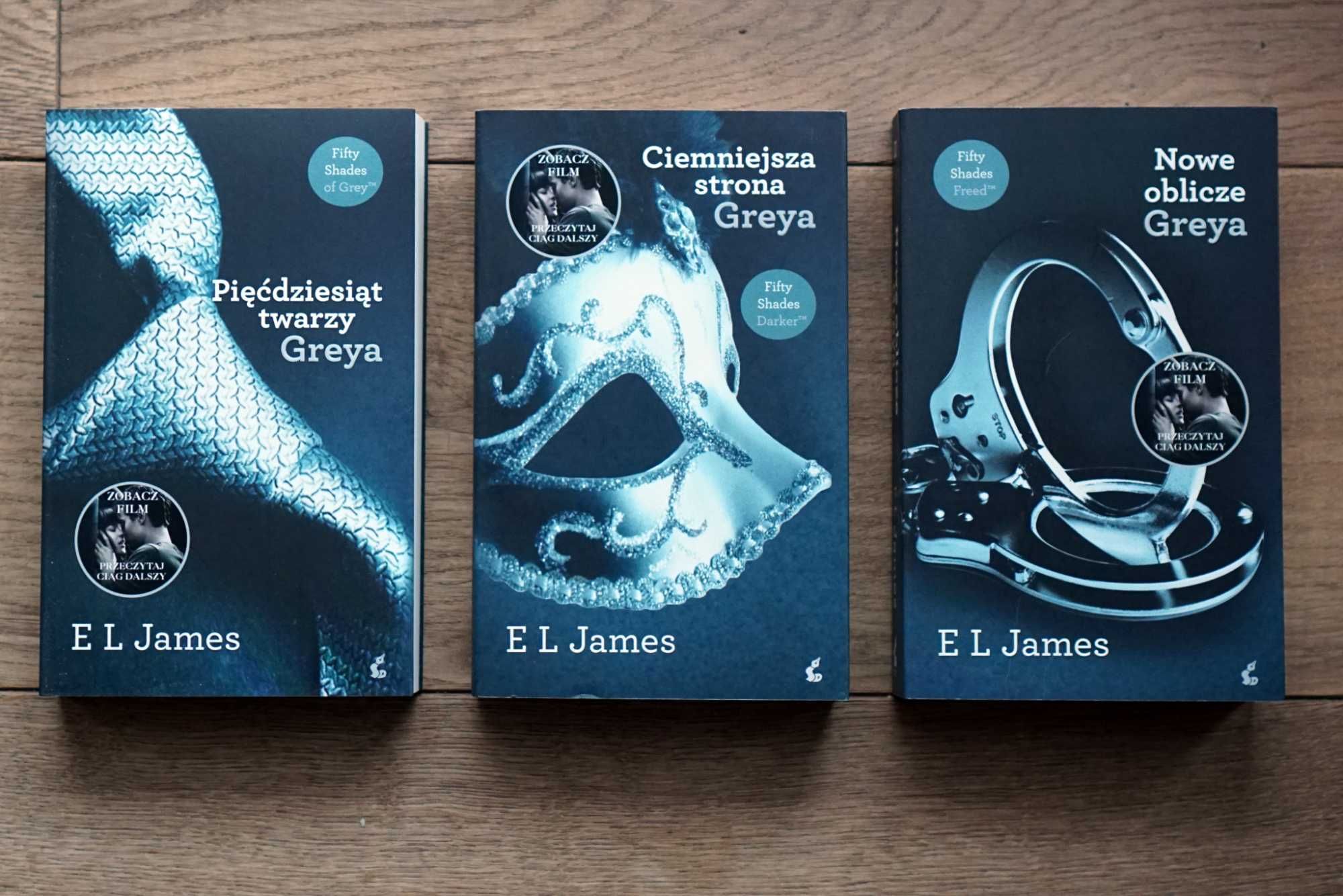 Pięćdziesiąt twarzy Greya Trylogia Grey E.L.James