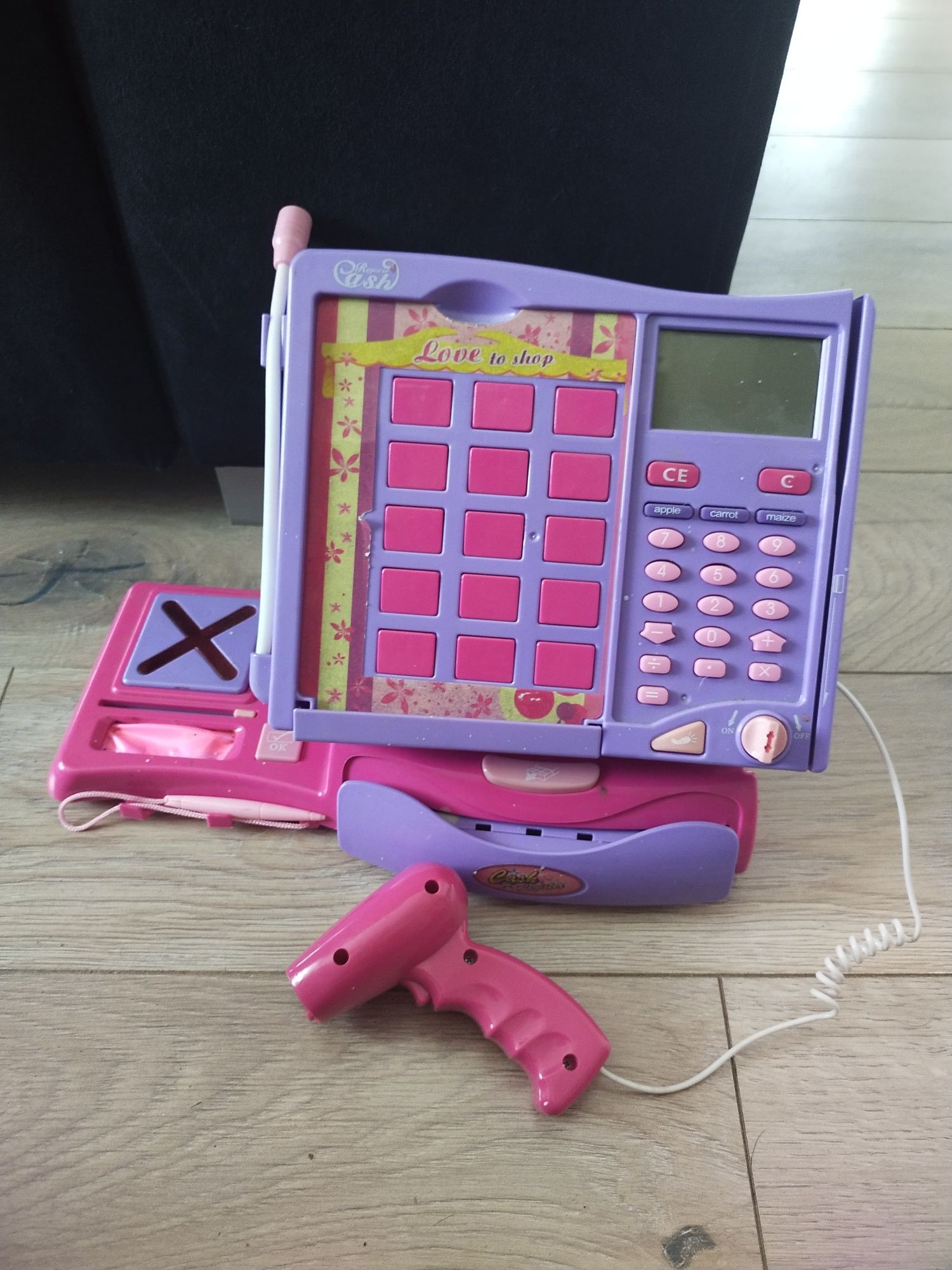 Zabawki lalki ken tablet kasa