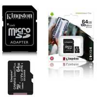 Karta Pamięci Kingston 64GB Micro SD 100MB/s Gwarancja Dożywotnia