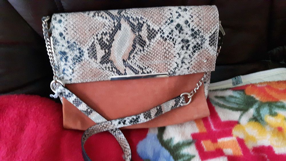 Torebka river island skórzana