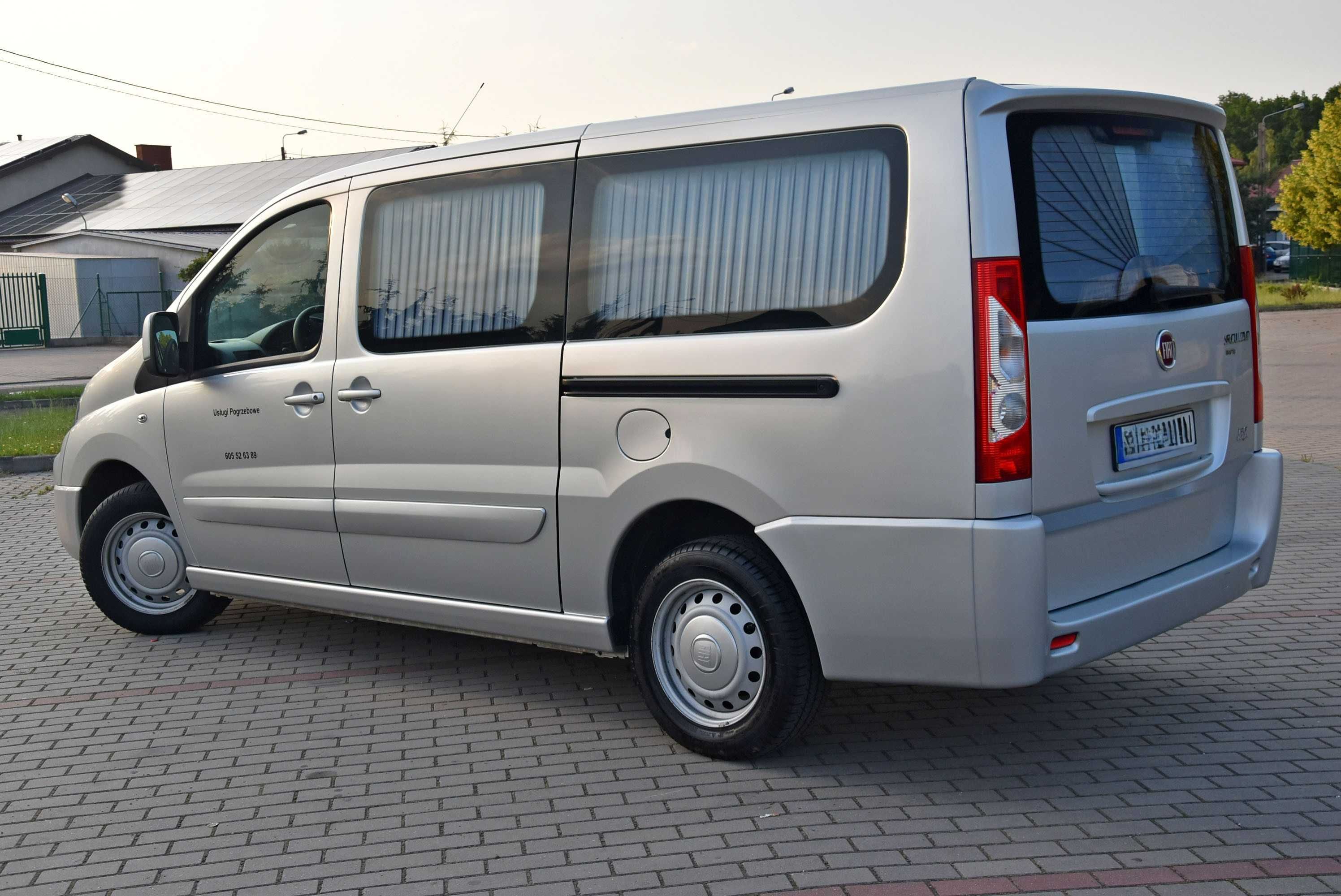 Karawan pogrzebowy Fiat Scudo, salon Polska, zabudowa Bautex