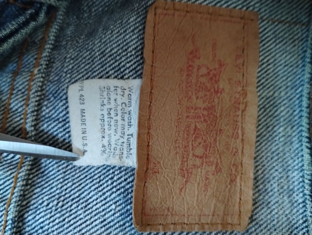 Casaco blusão Levi's Trucker anos 70