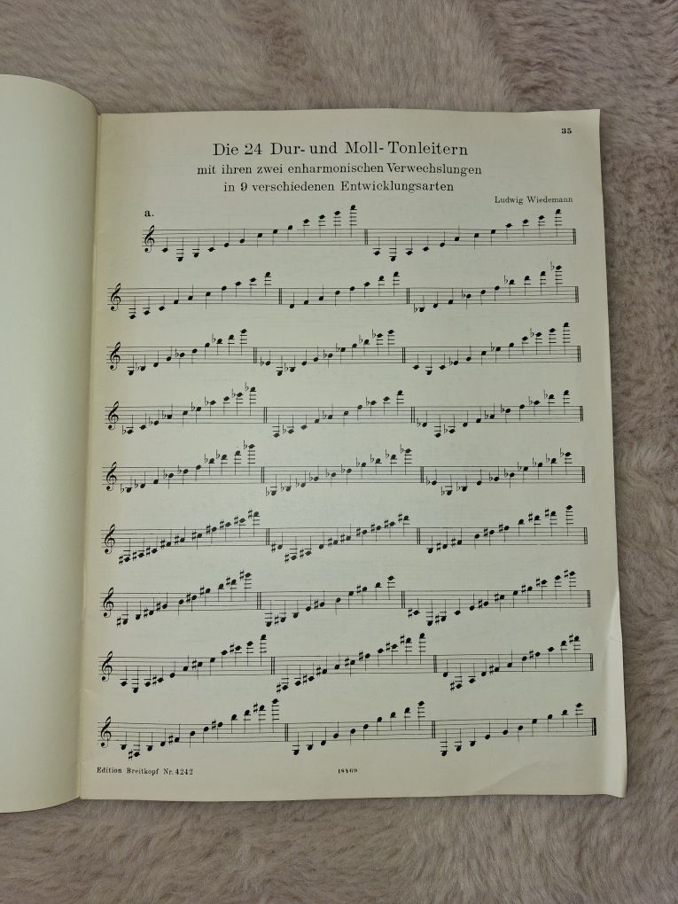 Ludwig Wiedemann Klarinetten Studien Heft 12 nuty na klarnet edition B