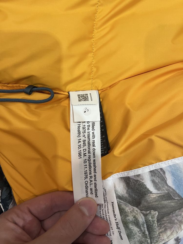 Продам женский пуховик the north face размер L tnf