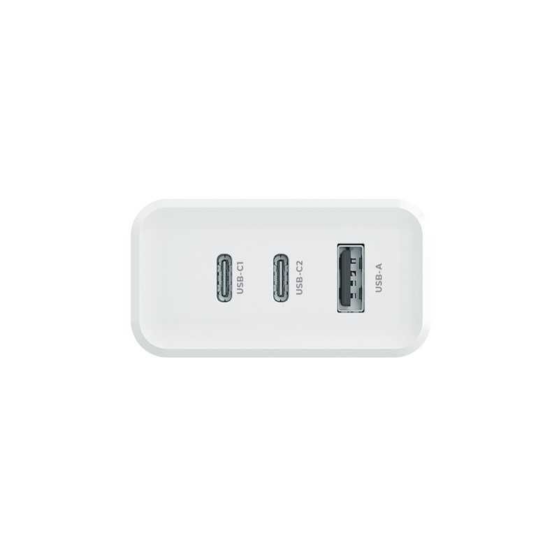 Maxlife ładowarka sieciowa PD QC MXTC-07-45ACC 2xUSB-C 1xUSB 45W biała