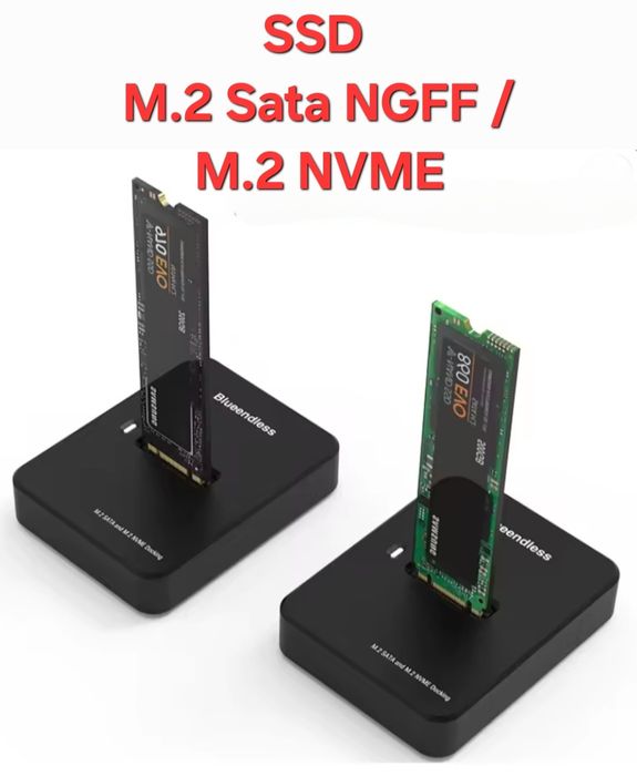 Док-станция для жесткого диска SSD M.2 SATA NGFF / M.2 NVME