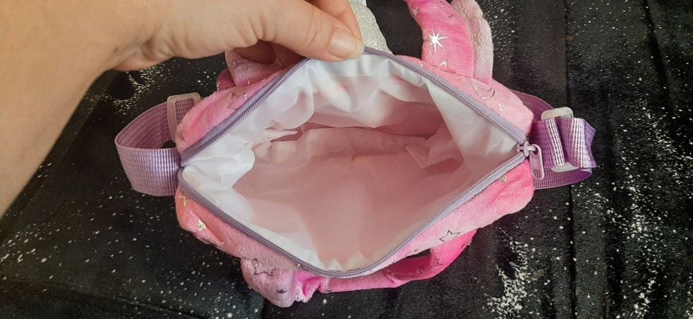 Torebka dziewczęca Jednorożec/pluszowa