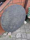 Metalowa pokrywa na kręgi betonowe 95cm