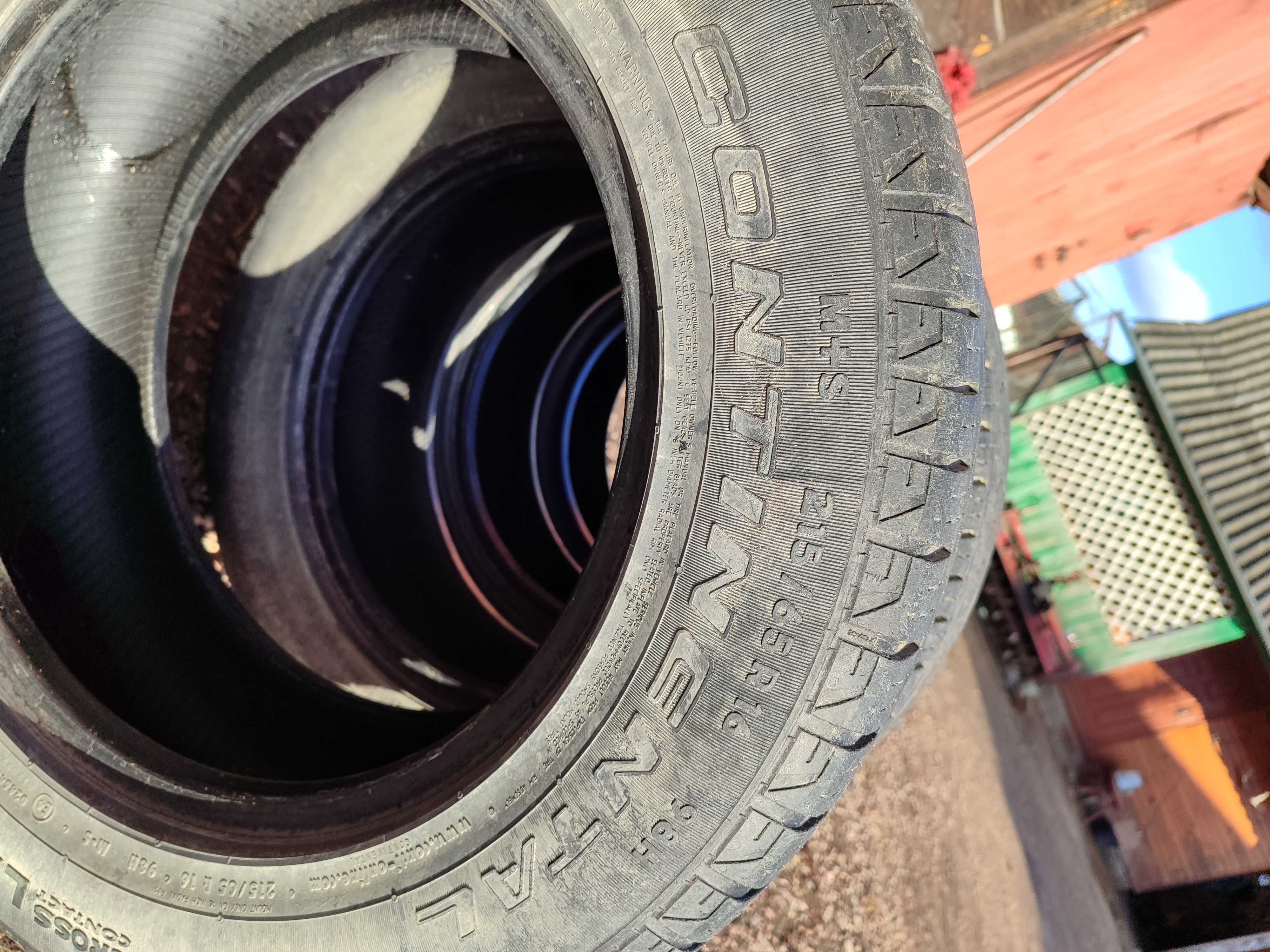 215/65R16 Continental Літня резина.