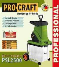 Измельчитель веток Procraft PSL2500 (50 л, передвижной)