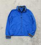 Tommy Hilfiger r. 176 cm niebieska kurtka przeciwdeszczowa z kapturem