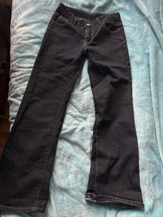 штани сині на низькій посадці