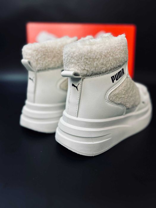 Зимние  женские ботинки puma хит сезона супер теплые кроссовки puma