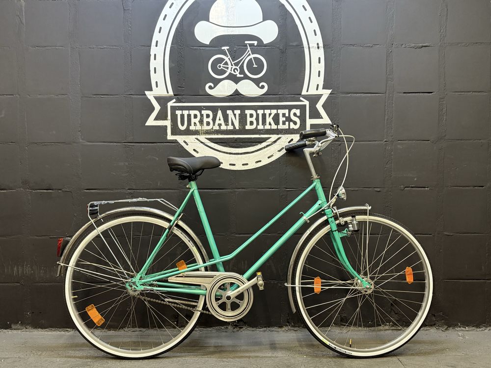 Rower miejski dwururka 3 biegi w piascie Retro Lekki 57 cm Urban Bikes