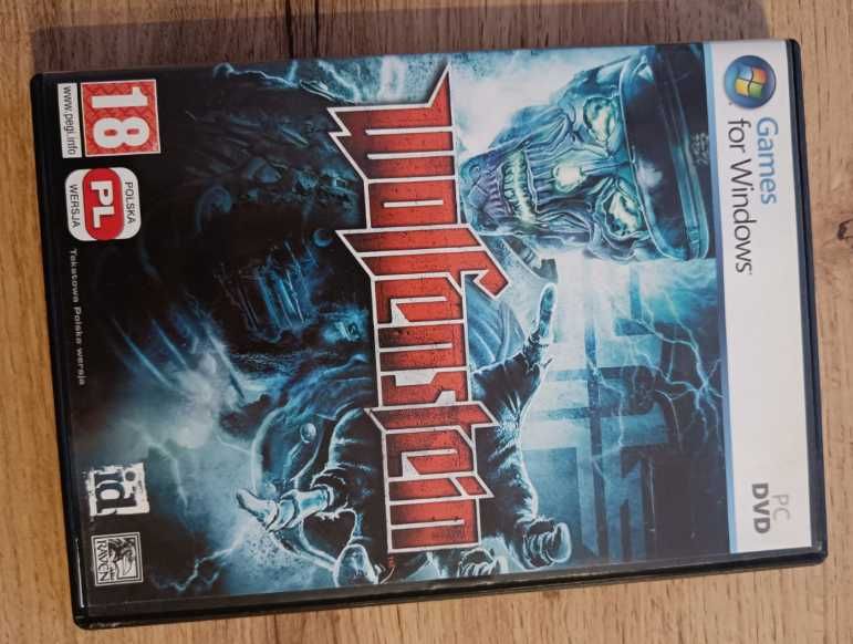 Wolfenstein gra PC games for windows DVD PL